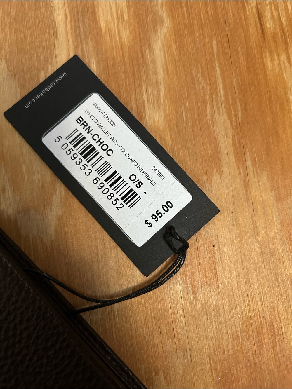 Ted Baker Pebbled Leather Wallet NWT - Picture 5 of 9